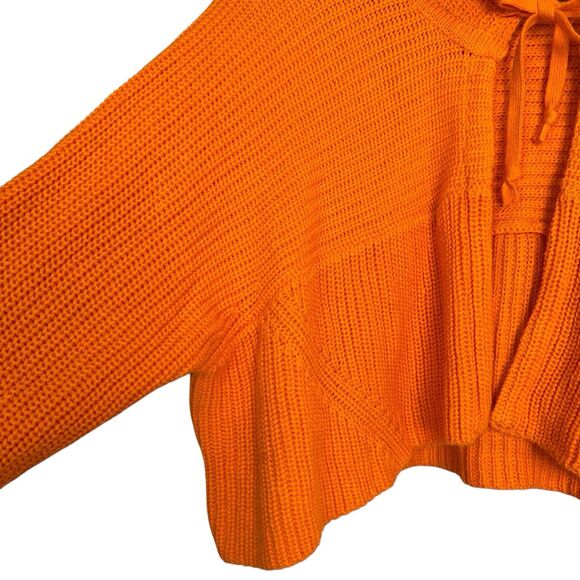 BDG Urban Outfitters Oversized Cropped Cardigan Sweater Hoodie Small Boho Y2K - Picture 3 of 7